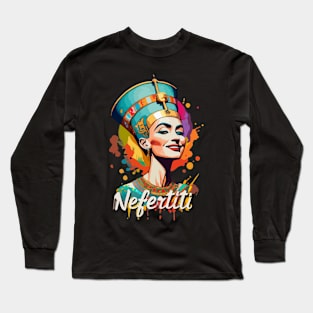 Nefertiti's Hilarious Highness Long Sleeve T-Shirt